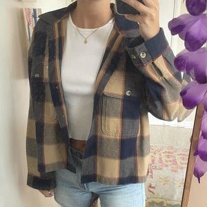 Brixton Khaki Bowery Flannel